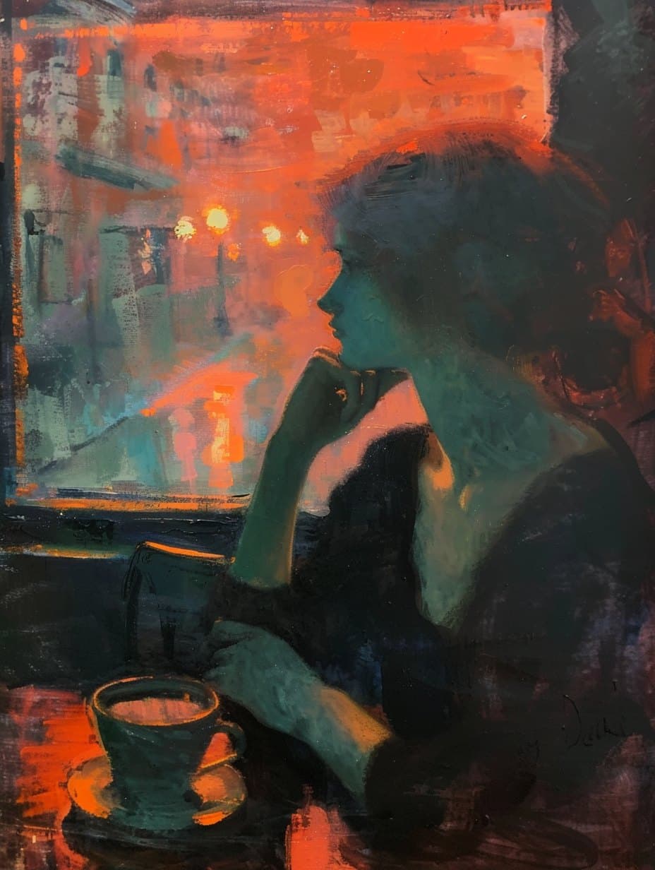 Morning coffee is special.