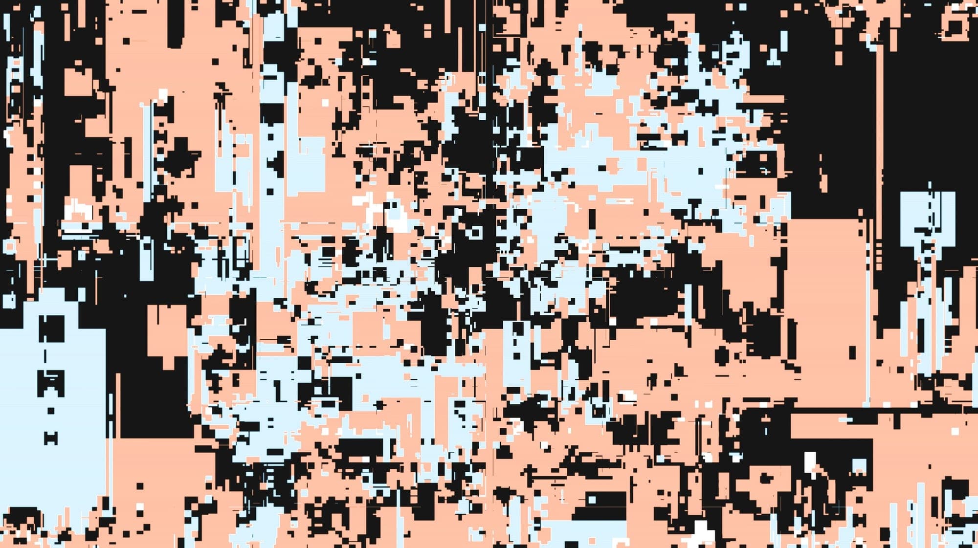 Once it was something whole - now only the colors remember the shape.