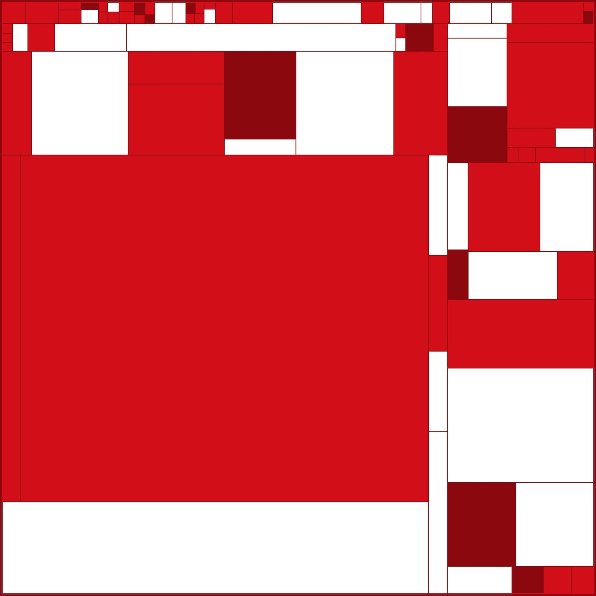 Crimson Partition Generative Art.