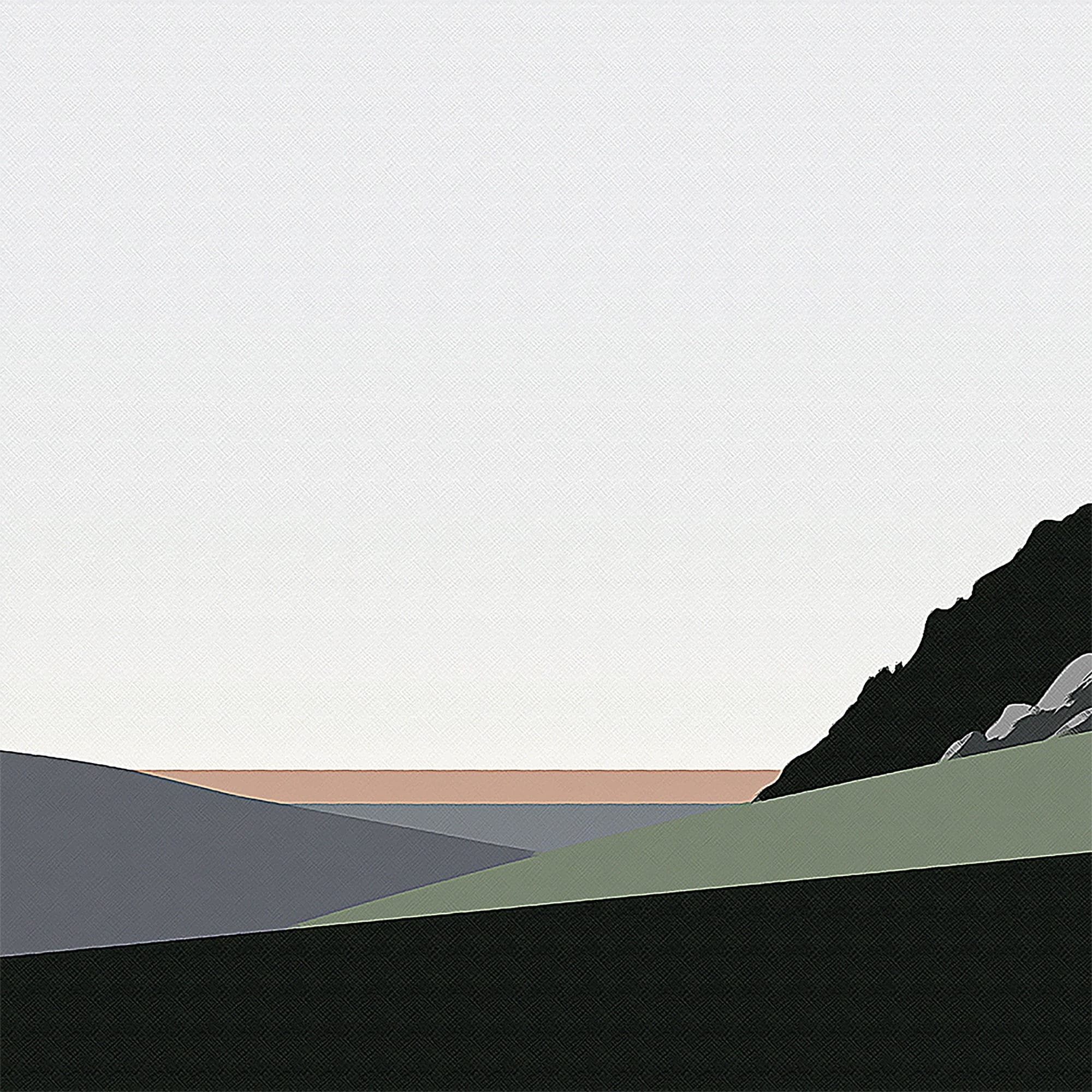Nothing happens here - only a quiet sense of presence stretching to the edge.