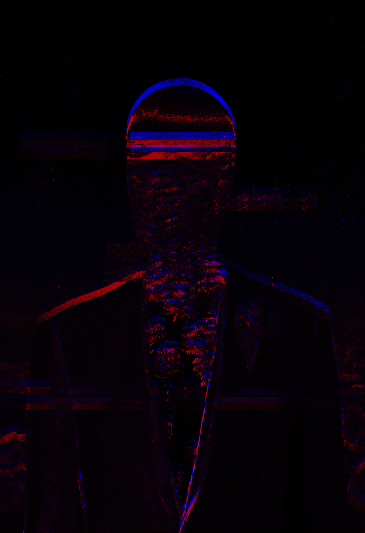 face.replace(with=signal, color=["#ff0000", "#0000ff"]) suit.
