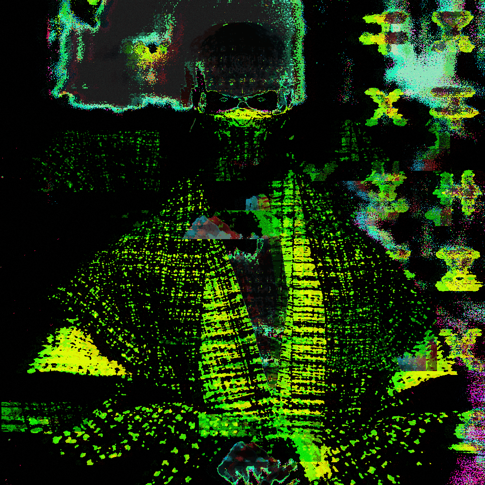 In a world where data grows like flowers and algorithms breathe life, this image is a reflection of the internal landscape of artificial int